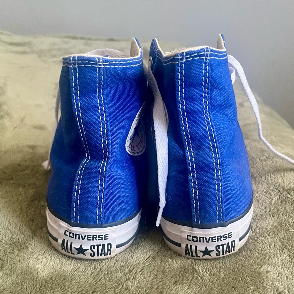 Blue Converse High-Top Sneakers - Picture 5 of 6